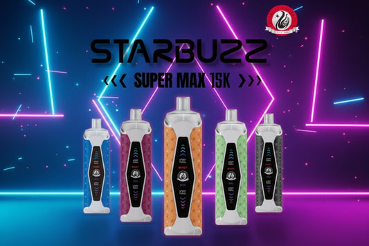 Starbuzz Super Max 15000 Puffs 5% Nic 22ML 5CT/Diplay