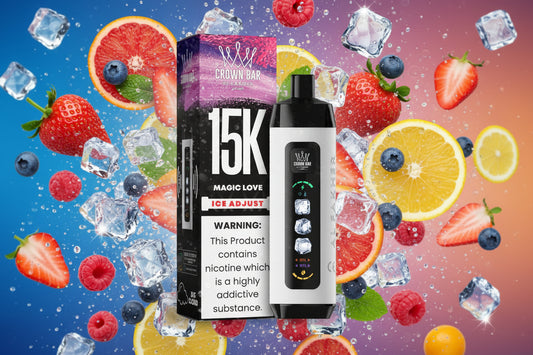 Vape Al Fakher Ice Adjust 15000 Puffs 5% Nic 22ML 5CT/Display