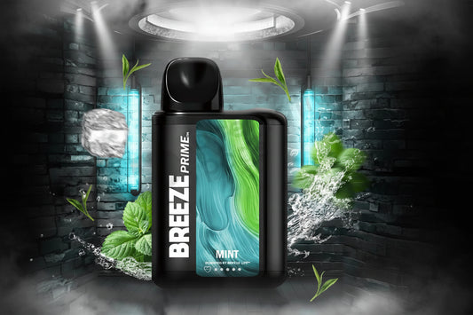 Breeze Prime Edition 6000 Puffs 5% Nic 10ML Disposable 5CT/Display