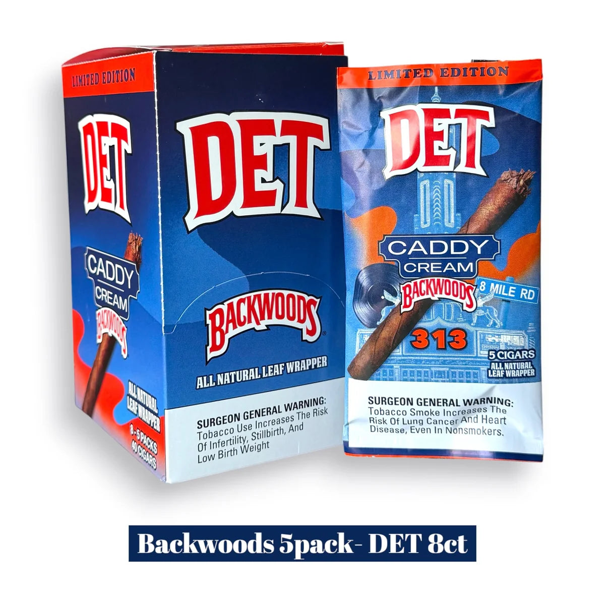 Backwoods Cigars 5pk 8ct Display