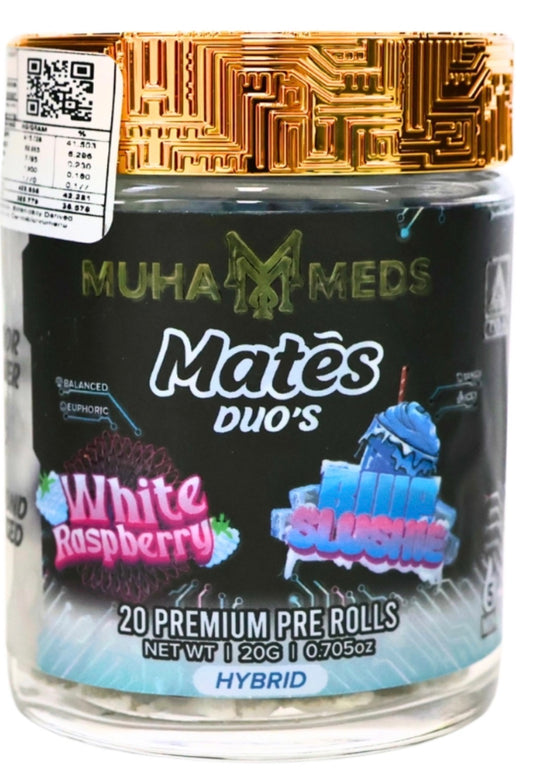 Muha Meds Mates Duos Pre-Rolls THC-A 20CT Jar
