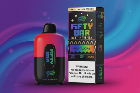 Fifty Bar 5% Nic 20k Puffs 5CT Display Humble / V2 / Fruitia / Hidden Hills Club /