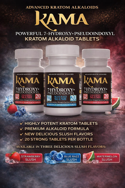 KAMA 7-Hydroxy +  Pseudoingdoxyl 2000MG 100MG Per Tablet 20CT