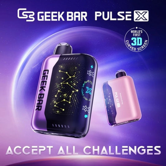 Geek Bar Pulse X 25000 Puffs 5% Nic 18ML Disposable 5CT/Display