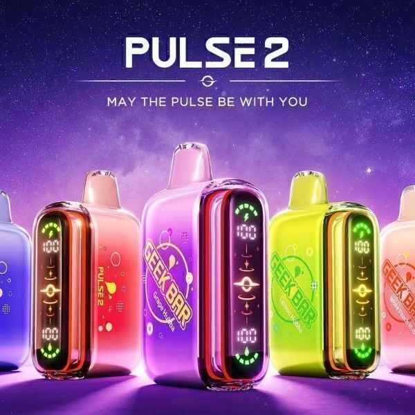 Geek Bar Pulse 2 25000 Puffs 5% Nic 25ML Disposable 5CT/Display