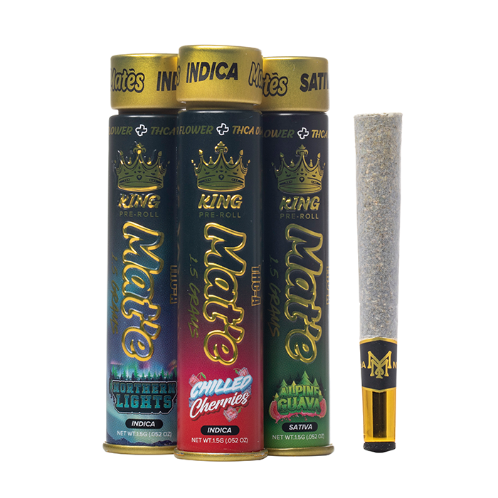 MUHA King Preroll Mat'e 1.5 Gram THC-A Per Roll 10CT/Display