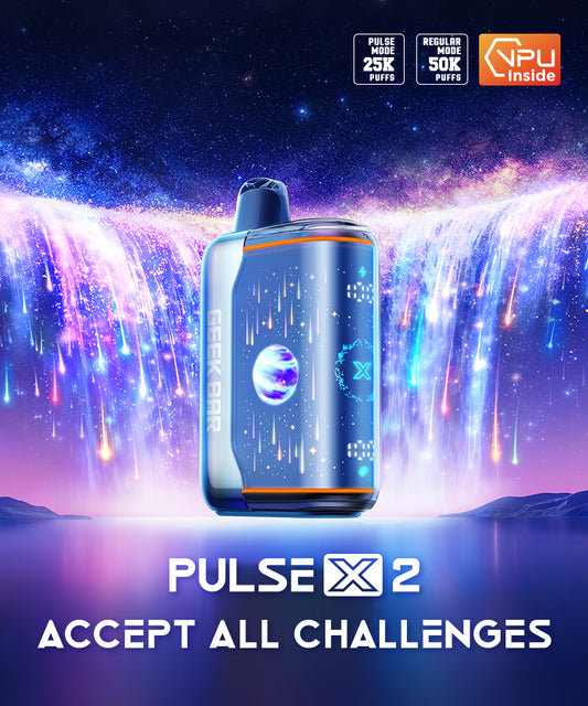 Geek Bar Pulse x 2 50000 Puffs 5% Nic 18ML Disposable 5CT / Display