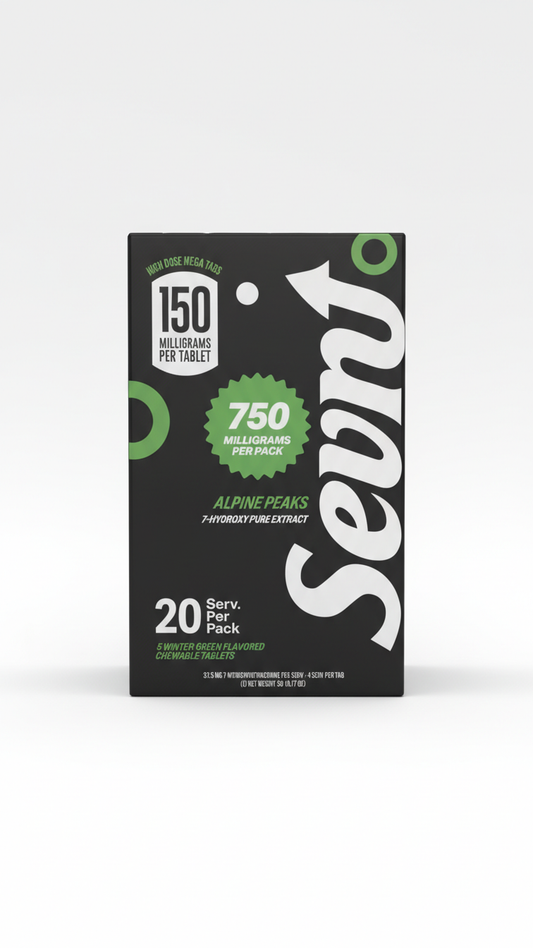 Sevn Premium 7-Hydroxymitragynine Kratom Extract Chewable Tablets 750MG 5PK 5CT Display